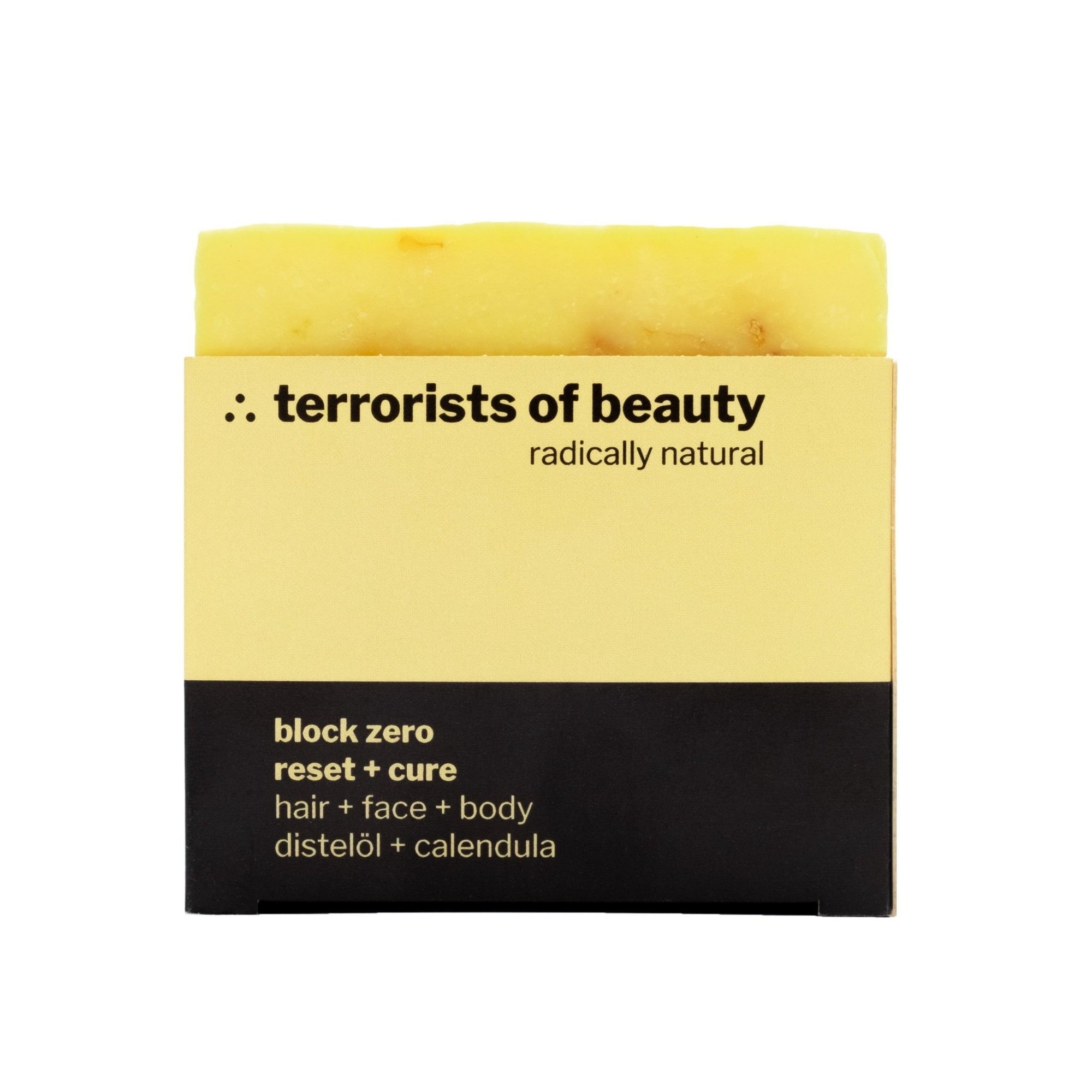terrorists of beauty blockseife | block zero reset + cure - LANGBRETT