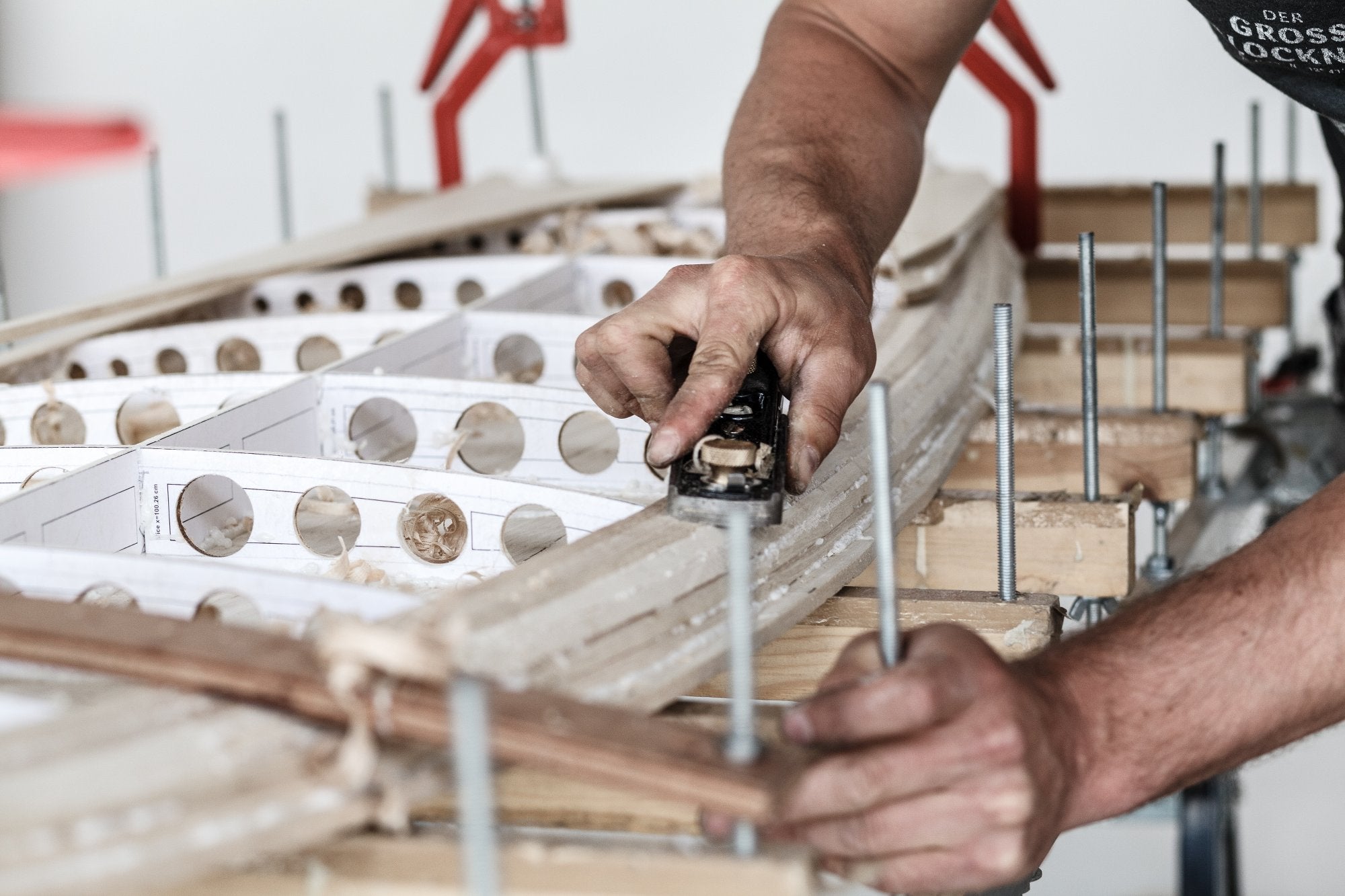 surfboard building workshop