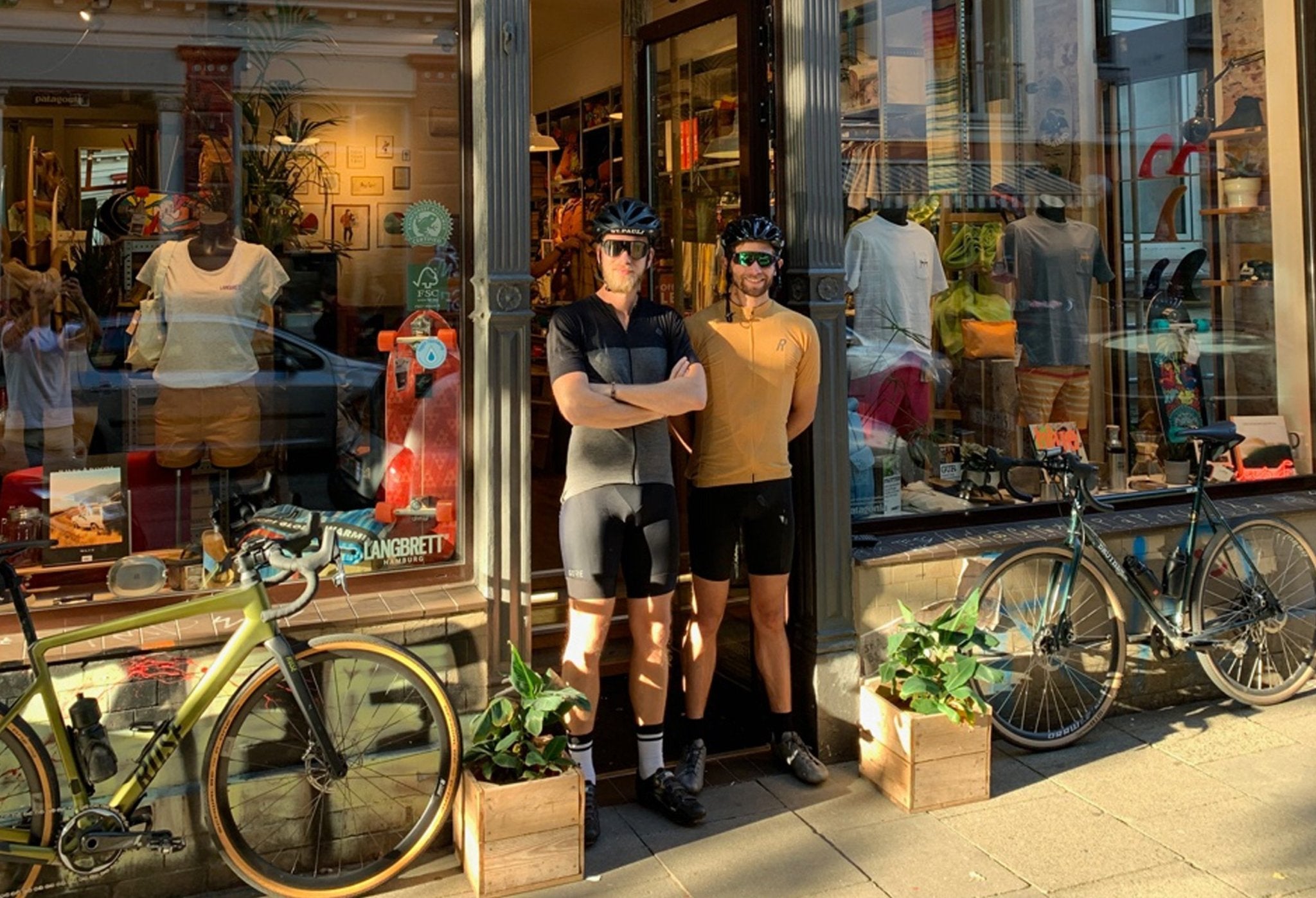hamburger gravel bike tour