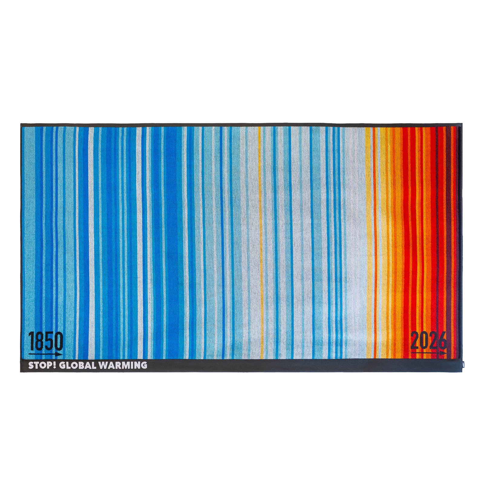 globales klimahandtuch 2026 | STOP! global warming