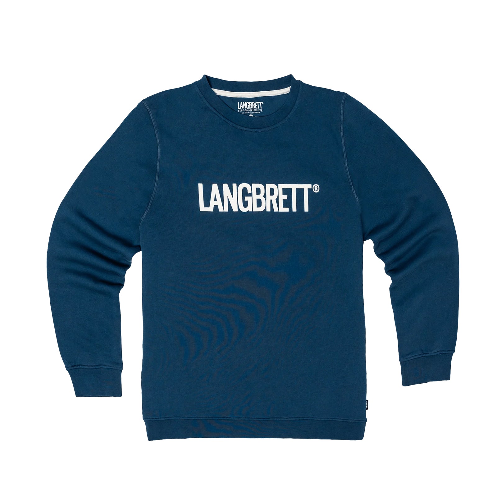 bio-baumwoll logo sweater - LANGBRETT