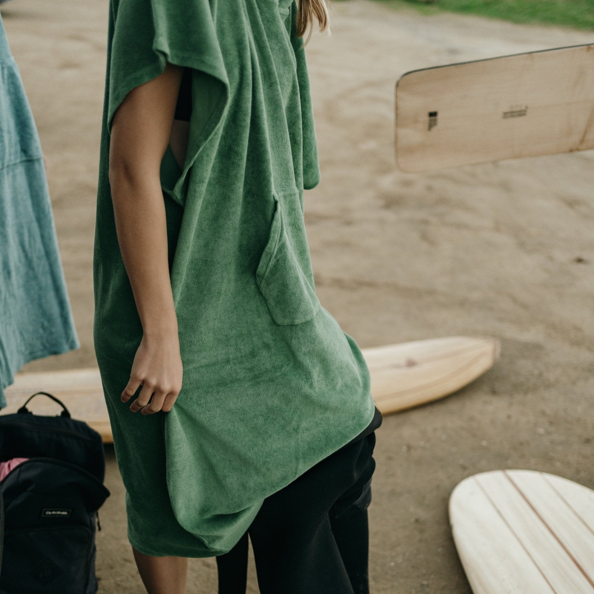 Frottee Poncho | Surfponcho aus Bio‑Baumwolle