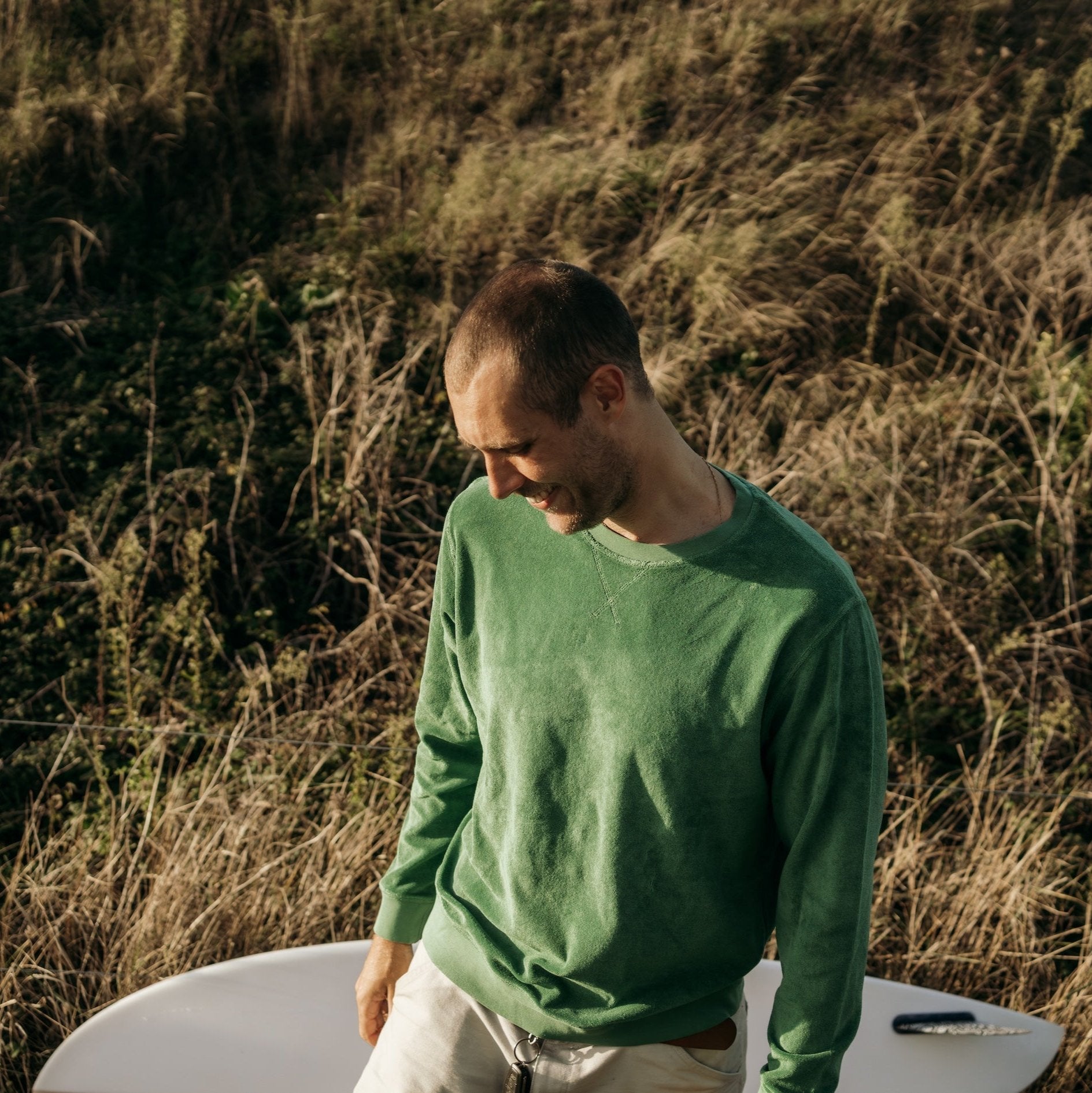 Frottee Sweater | Männer