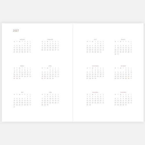 Kalender Everyday 2027