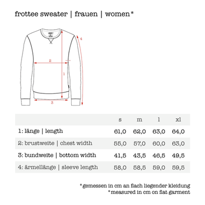 frottee sweater | frauen - LANGBRETT
