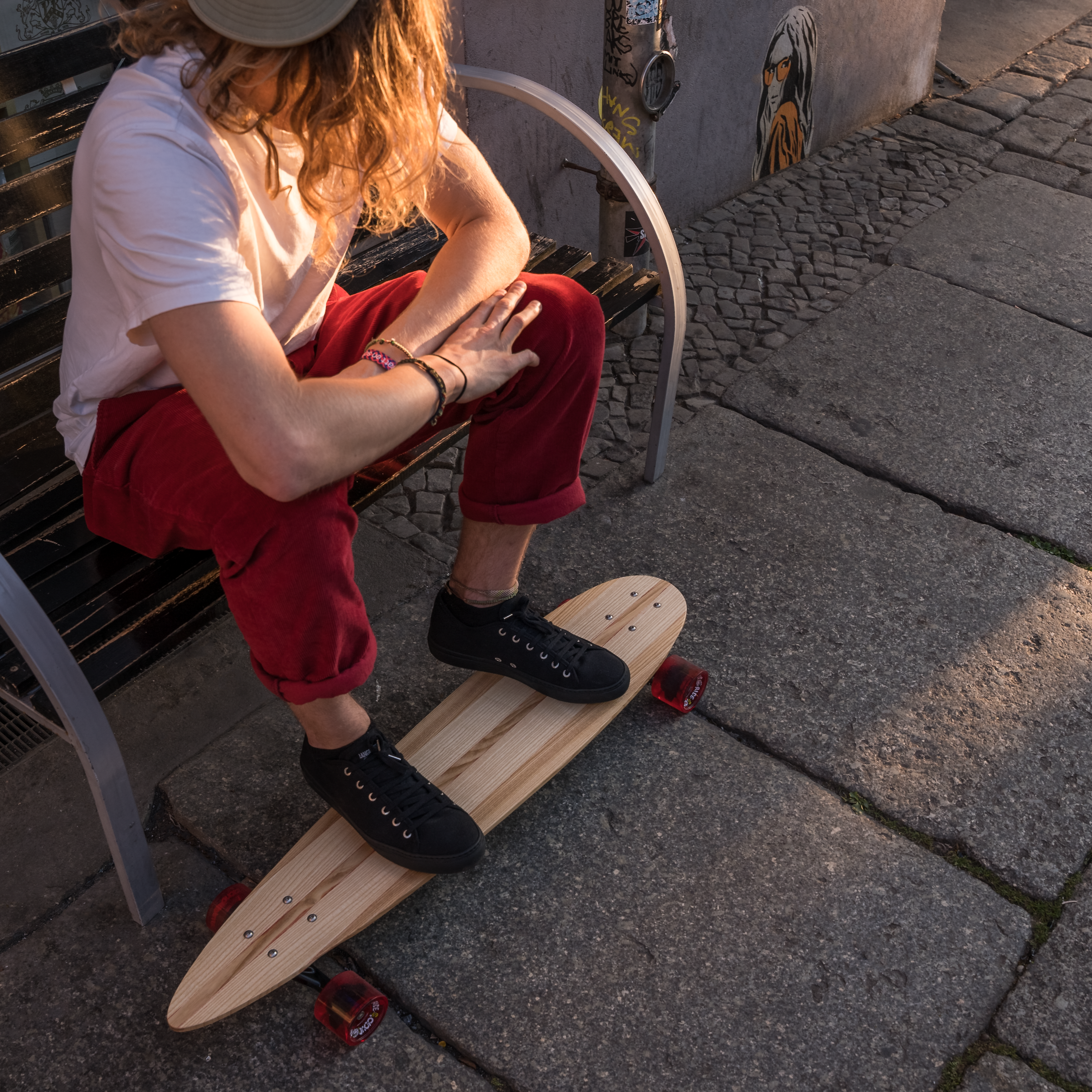 LA longboard | 95 cm - LANGBRETT
