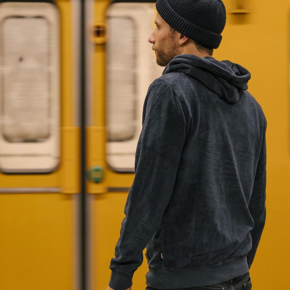 frottee hoodie - LANGBRETT