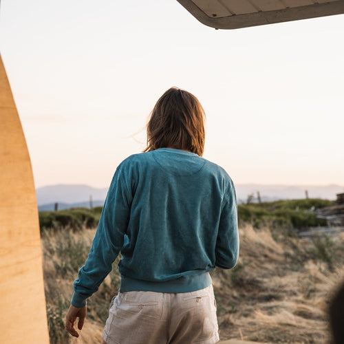 frottee sweater | frauen - LANGBRETT