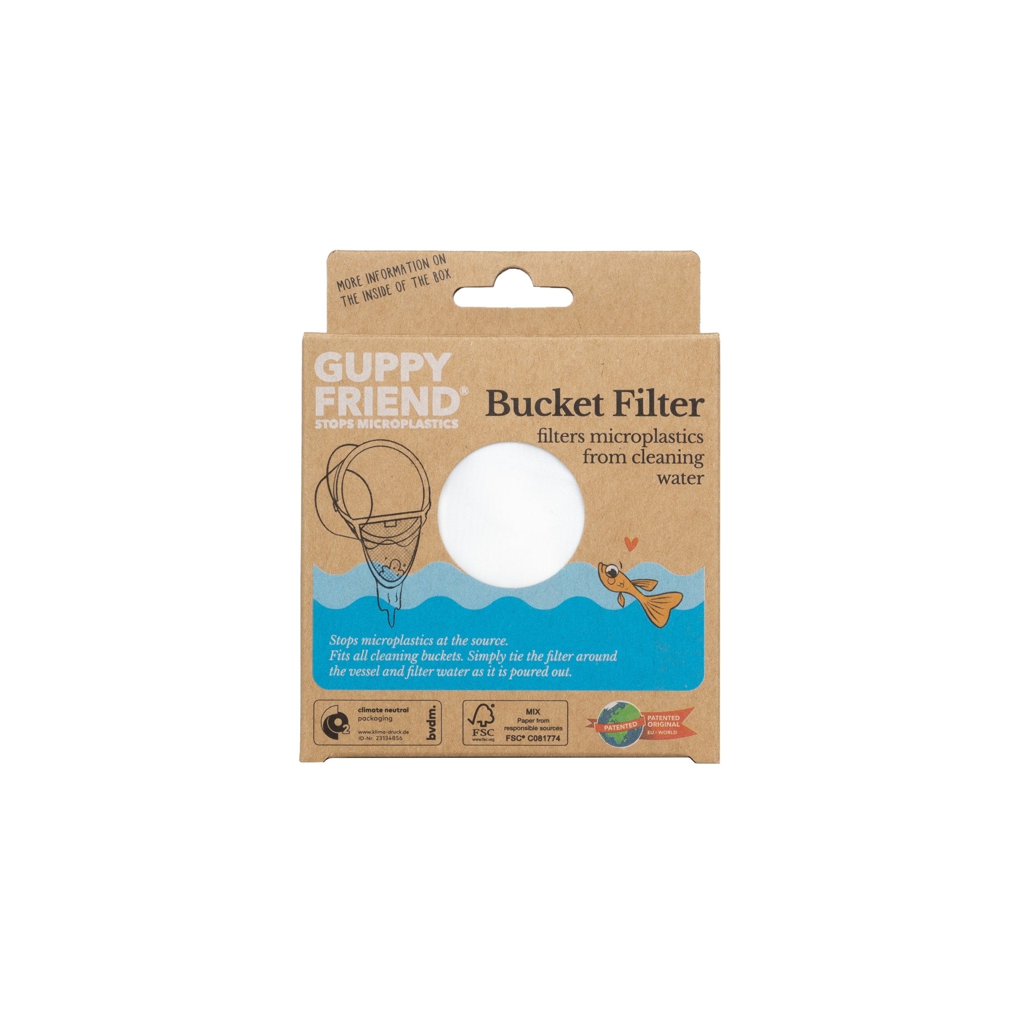 GUPPYFRIEND eimerfilter - LANGBRETT