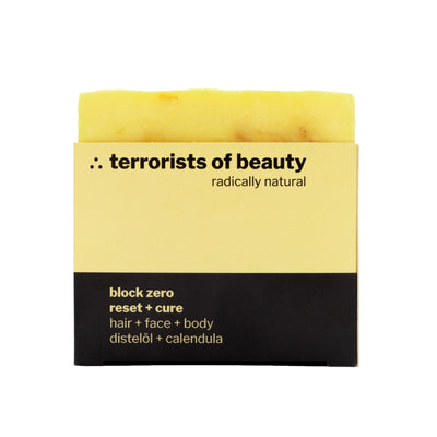 terrorists of beauty blockseife | block zero reset + cure - LANGBRETT